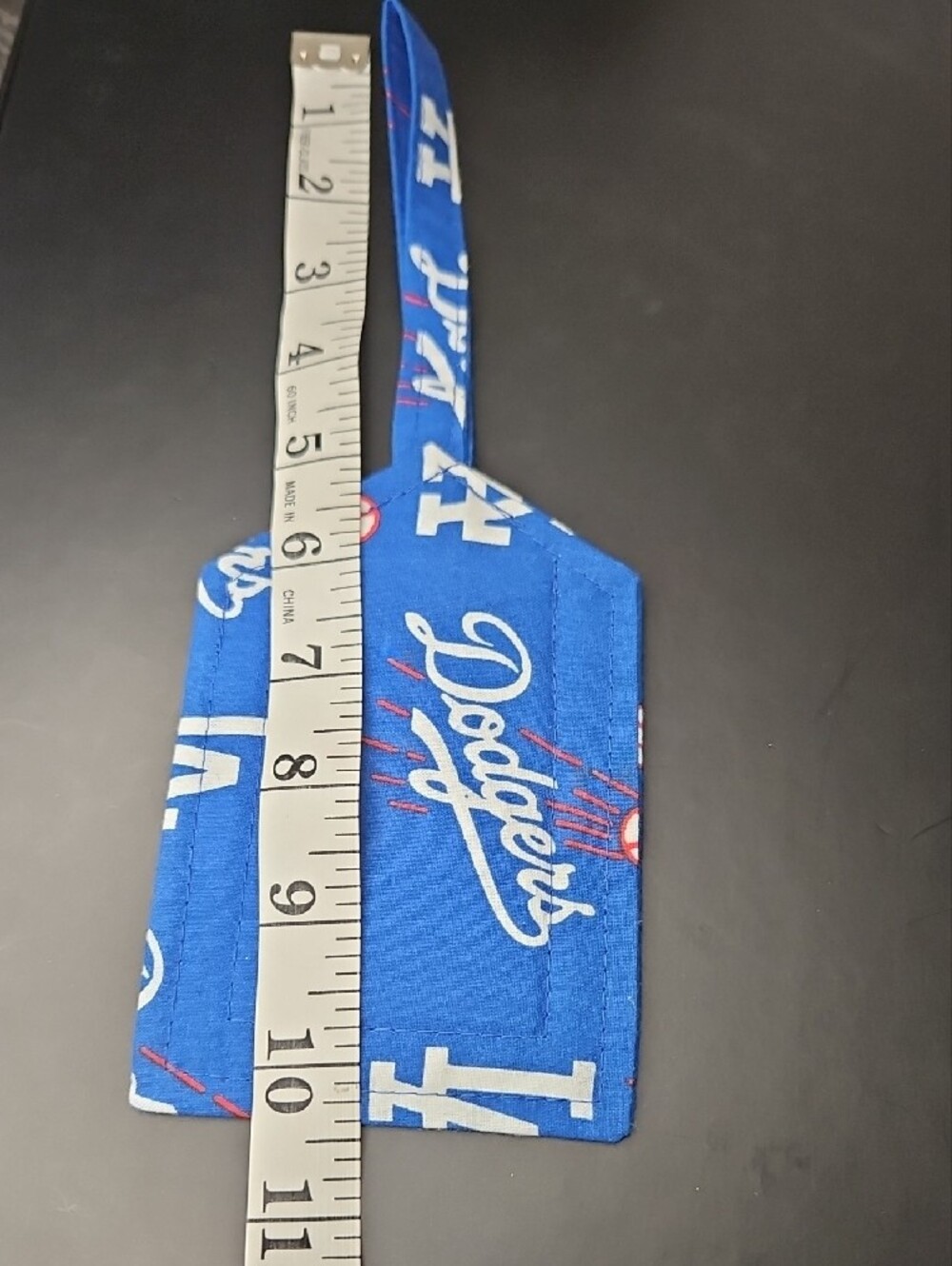 Dodgers Blue Carry-On Luggage Tag Fabric Material- NWOT - Picture 6 of 8